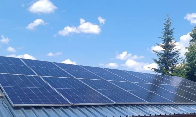 Монтаж на фотоволтаична електрическа централа 10kW с. Кривня община Ветово
