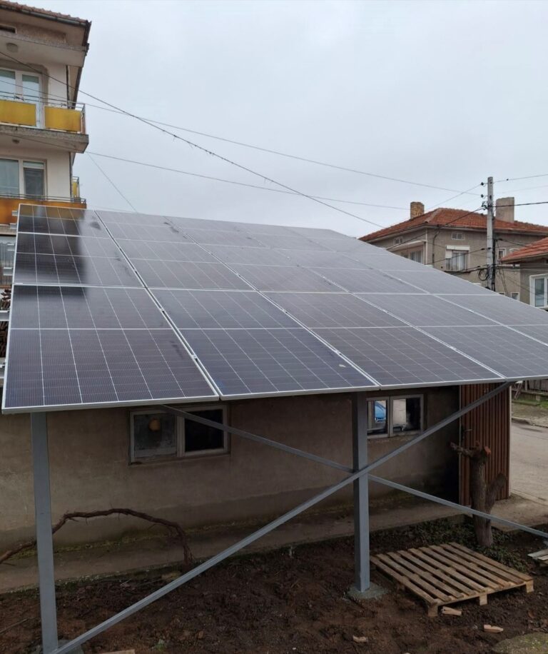 Монтаж на фотоволтаична електрическа централа 9kW с батерия 25kWh гр. Разград