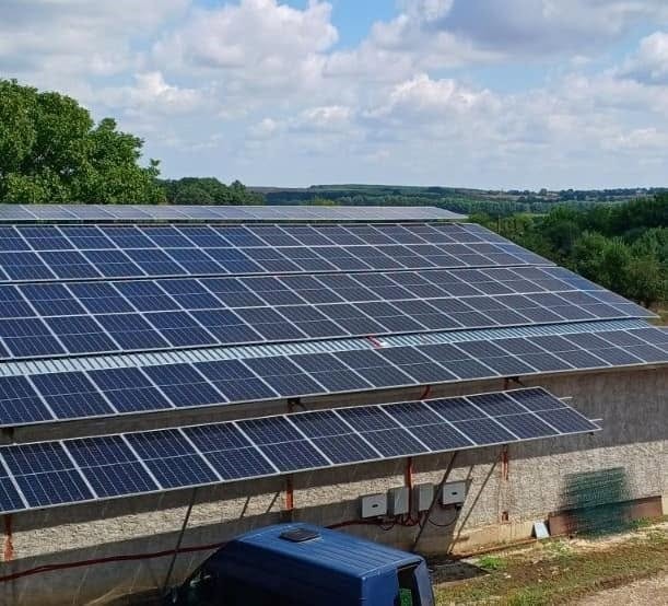 Монтаж на фотоволтаична електрическа централа 500kW с. Богданци общ. Самуил